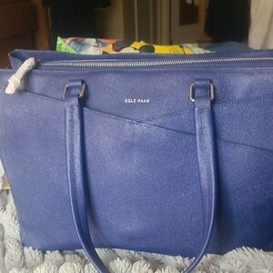 Cole Haan Royal Blue Tote Bag